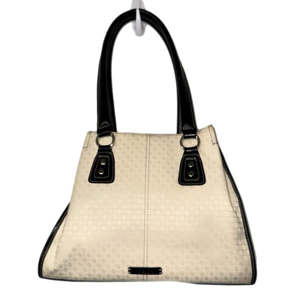 Nine & Co. - Textile and Leather Handbag - Lots of Pockets - Excellent Condition - Picture 12 of 12